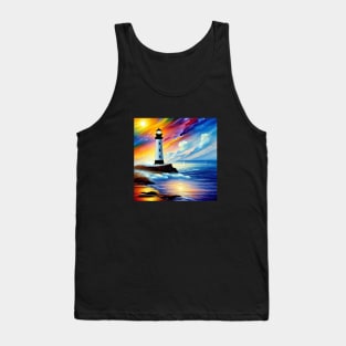 Lighthouse Scene Tank Top